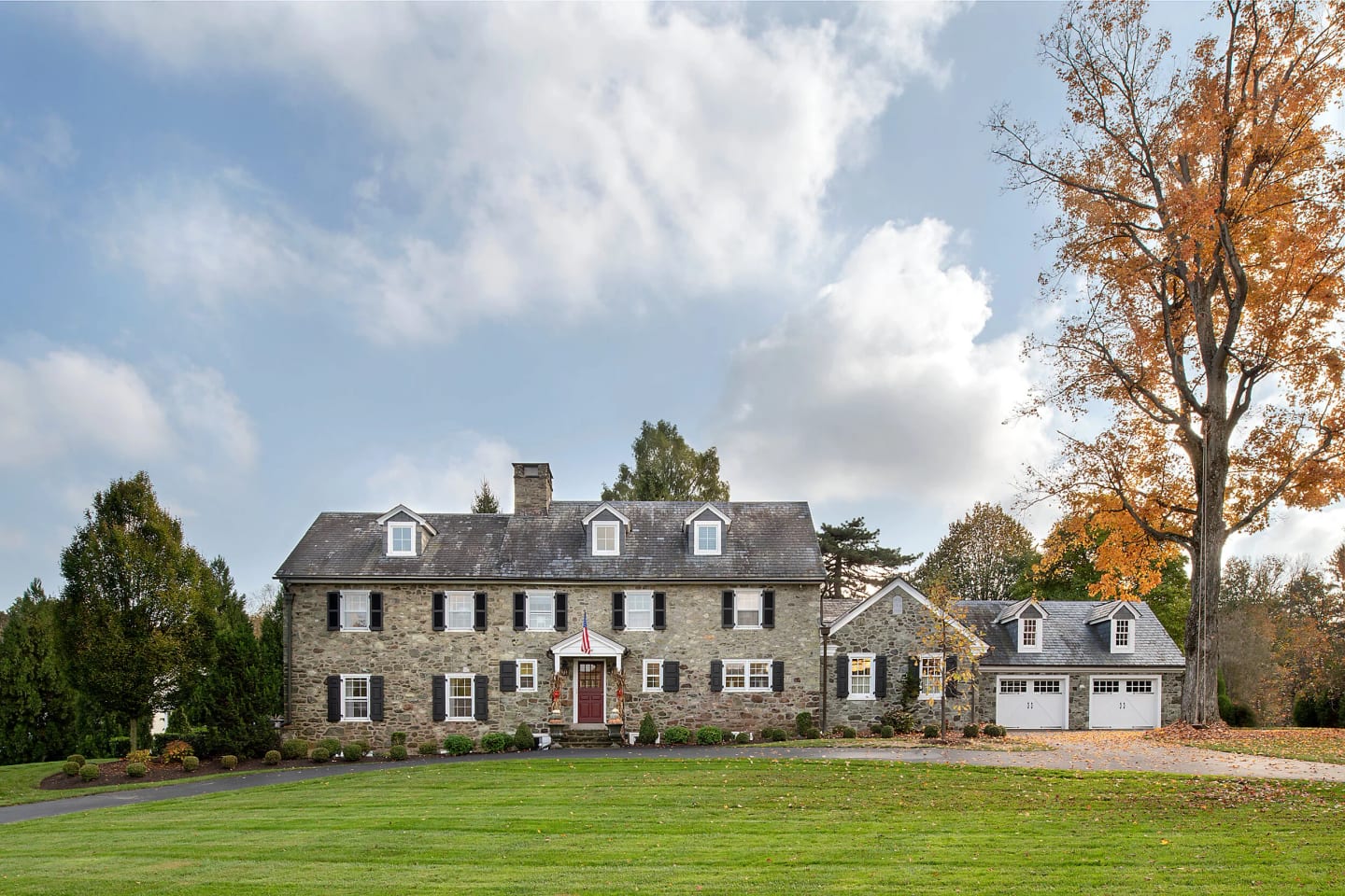 Exterior, Antique Pennsylvania Farmhouse in Malvern, Pennsylvania