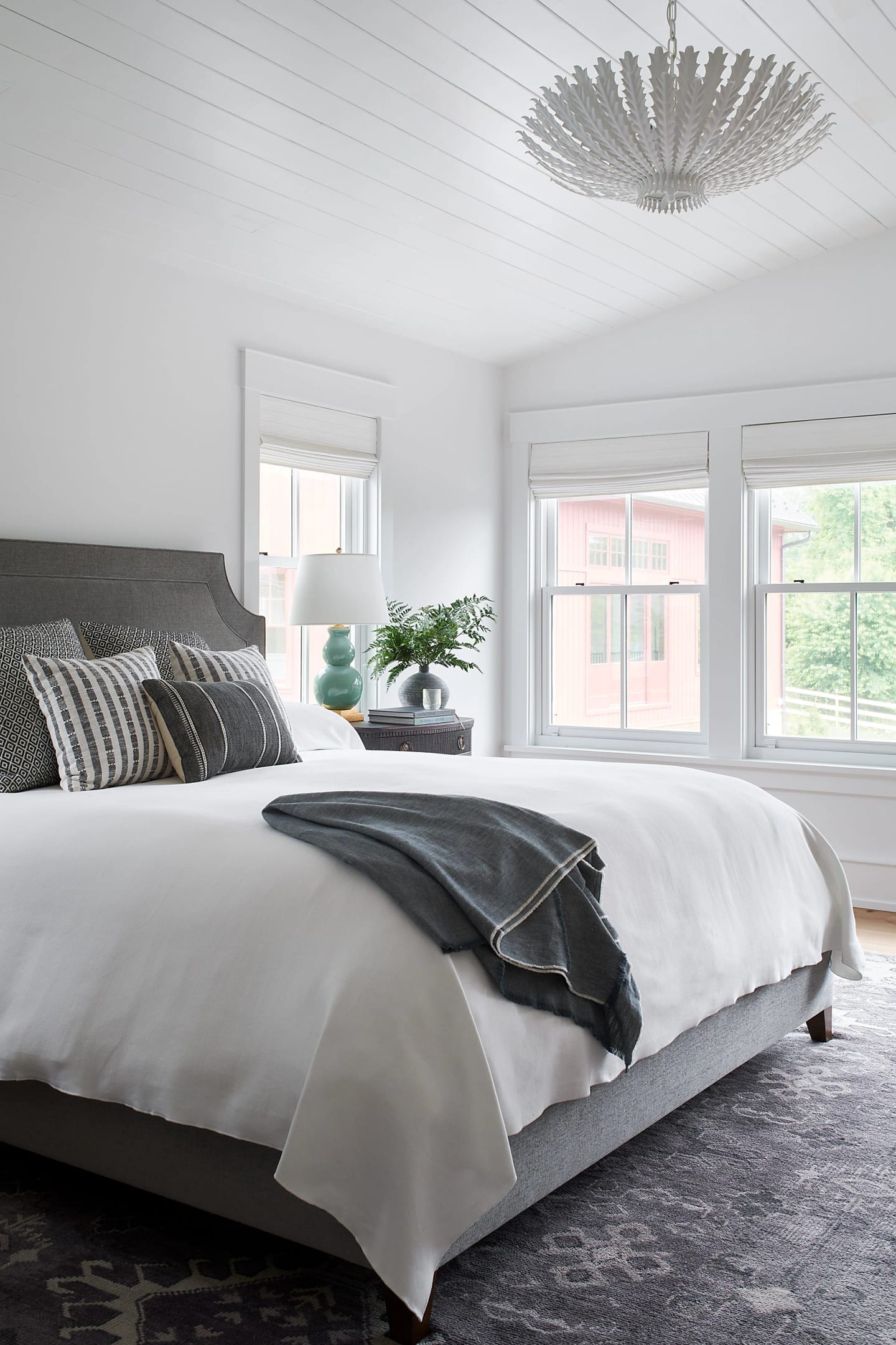 Bed, Art School Farmhouse in Yellow Springs, Pennsylvania
