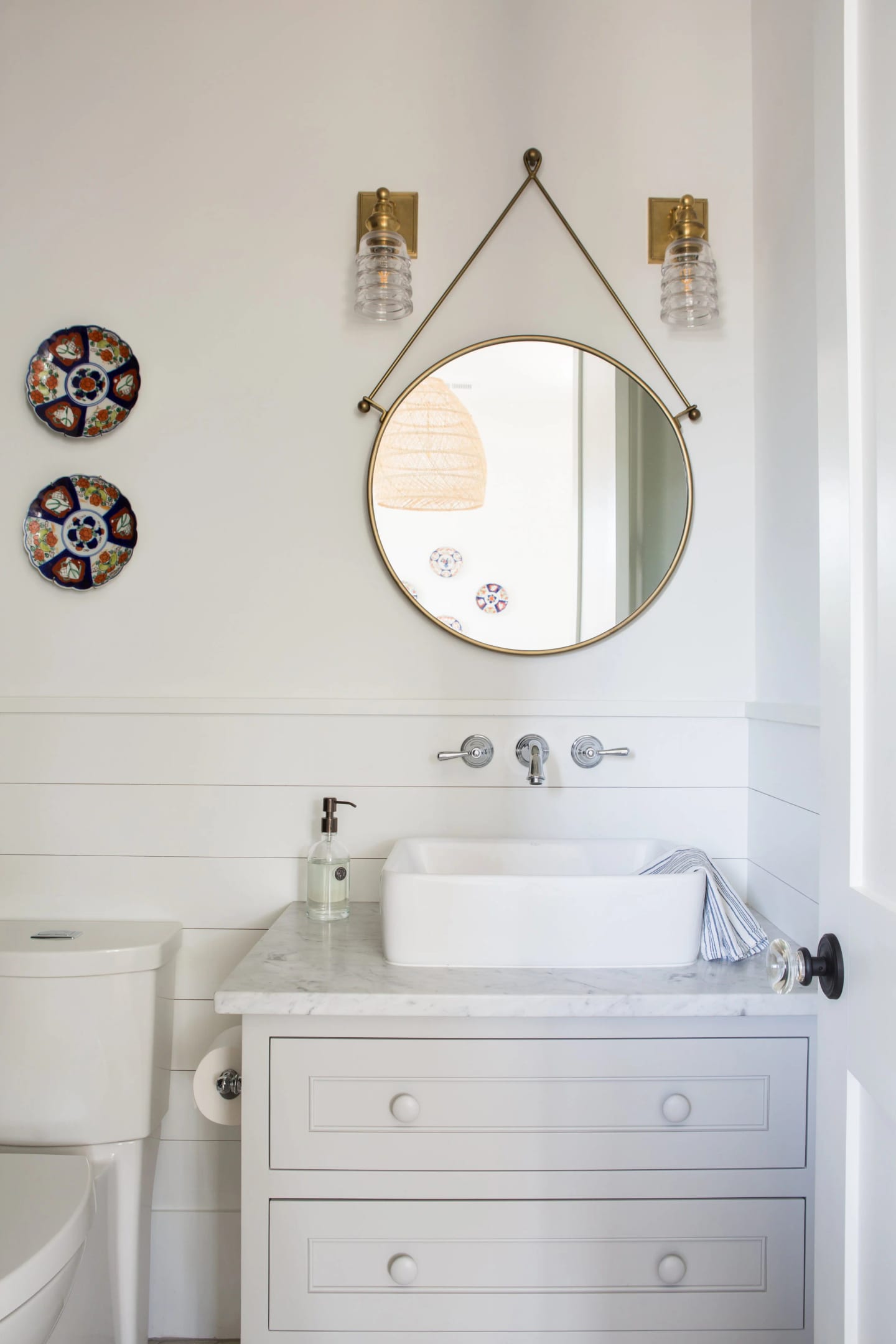 Bath vanity, Duck Crossing Residence in Palmetto Bluff, South Carolina