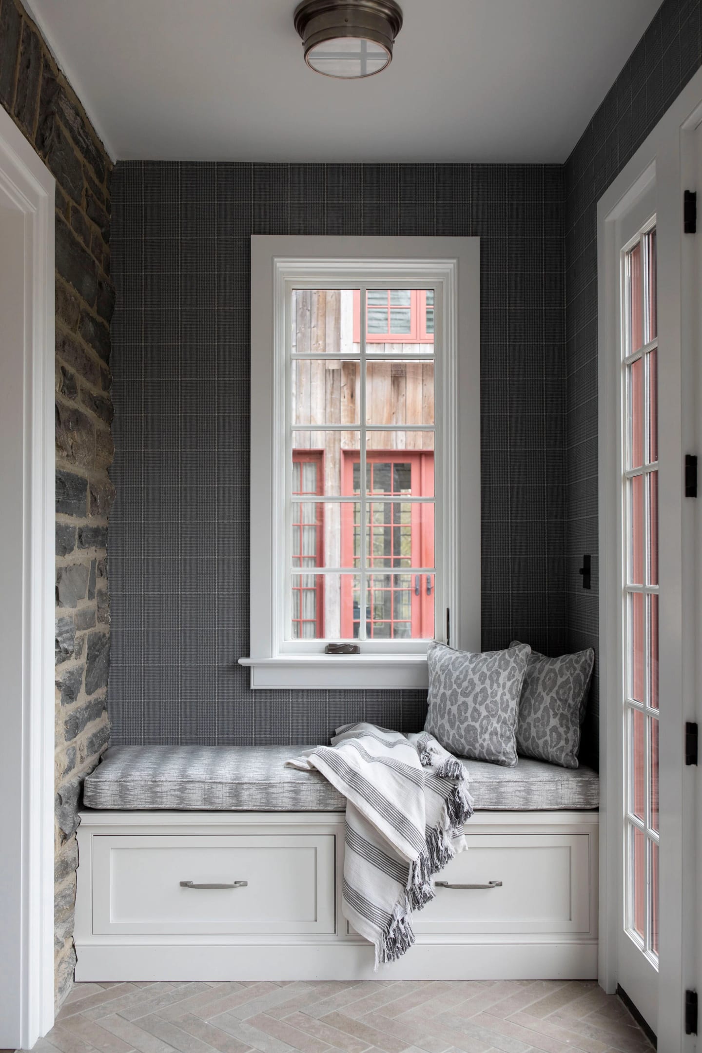 Mudroom, Main Line Historic Barn conversion in Haverford, Pennsylvania