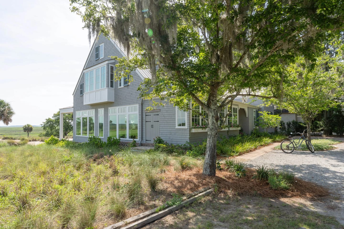 Exterior marsh side, Lowcountry Waterfront Home on Spring Island, South Carolina