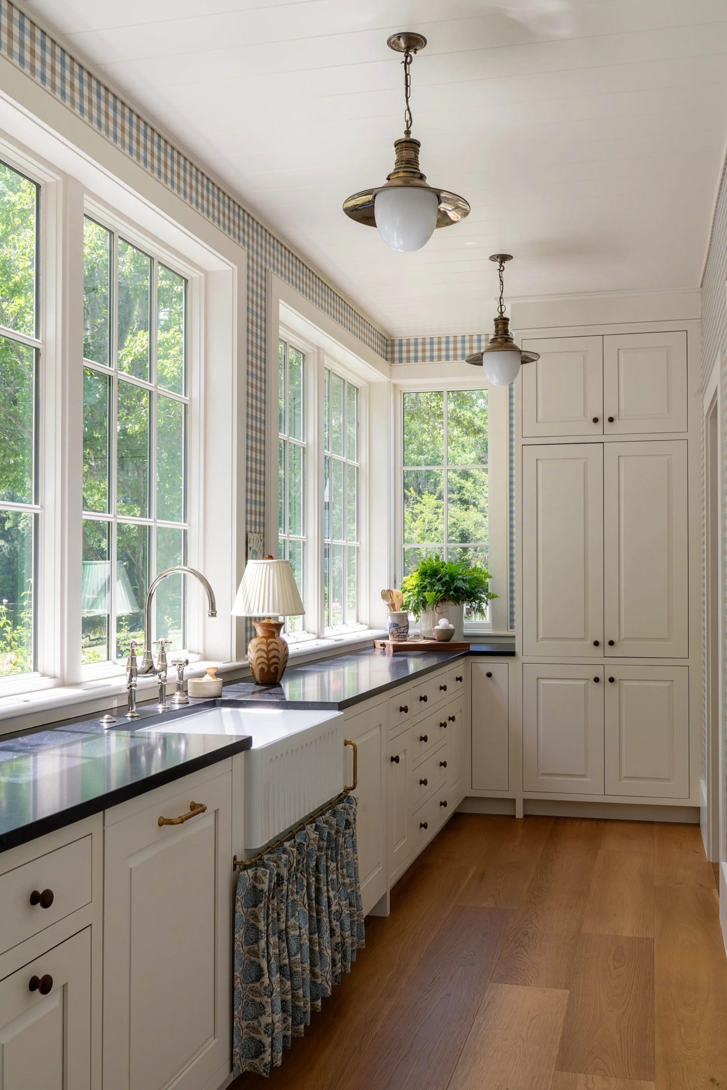 Scullery window, Lowcountry Waterfront Home on Spring Island, South Carolina