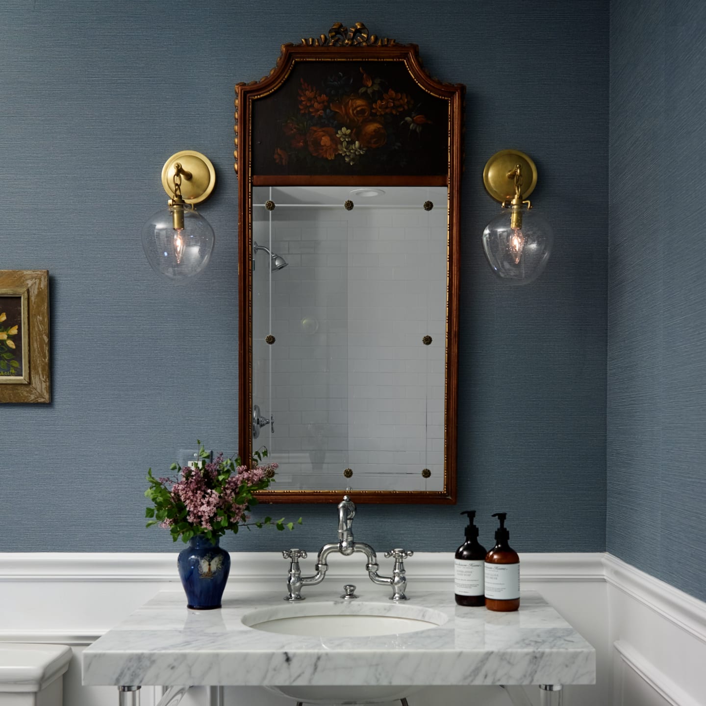 Powder room 02sq, Main Line Pied-à-Terre in Bryn Mawr, Pennsylvania