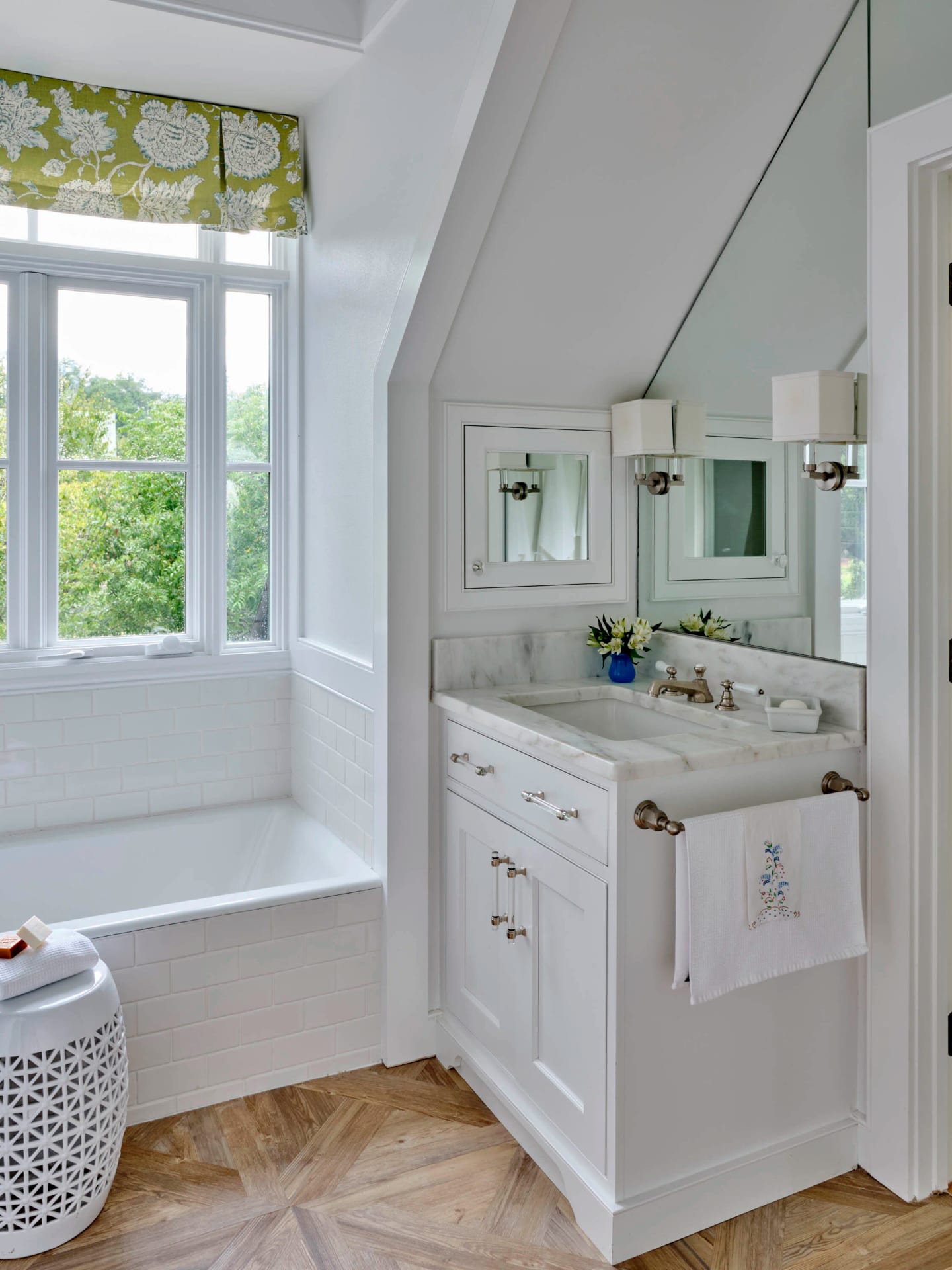 Bath vanity, Old Tabby Links Cottage in Okatie, South Carolina
