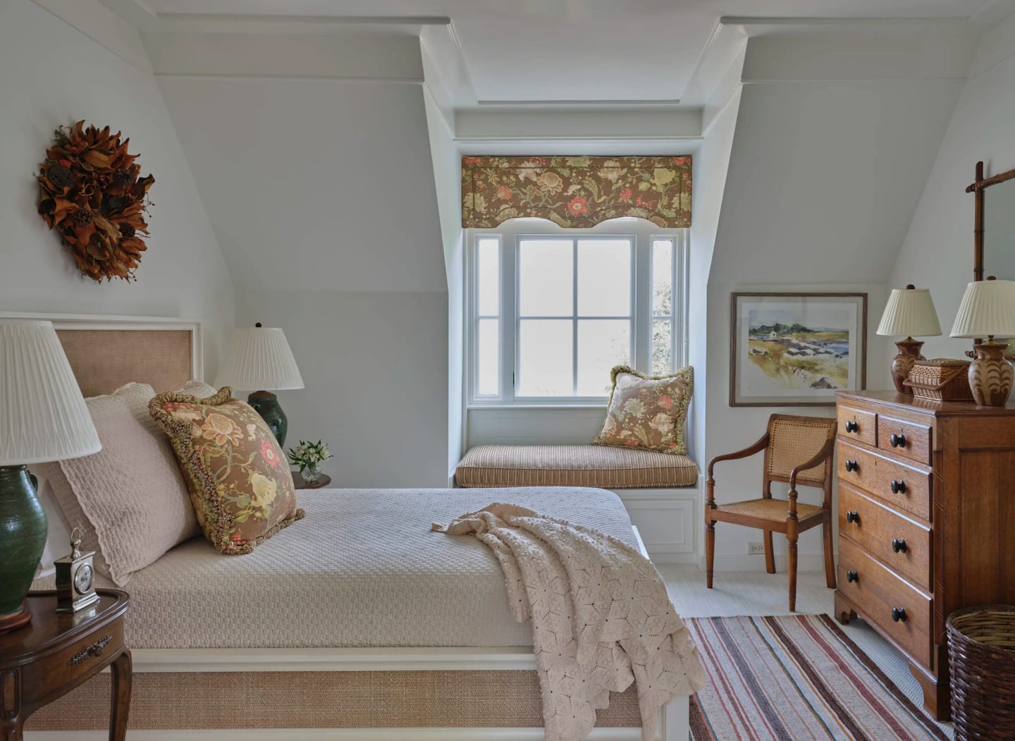 Bedroom dormer, Old Tabby Links Cottage in Okatie, South Carolina