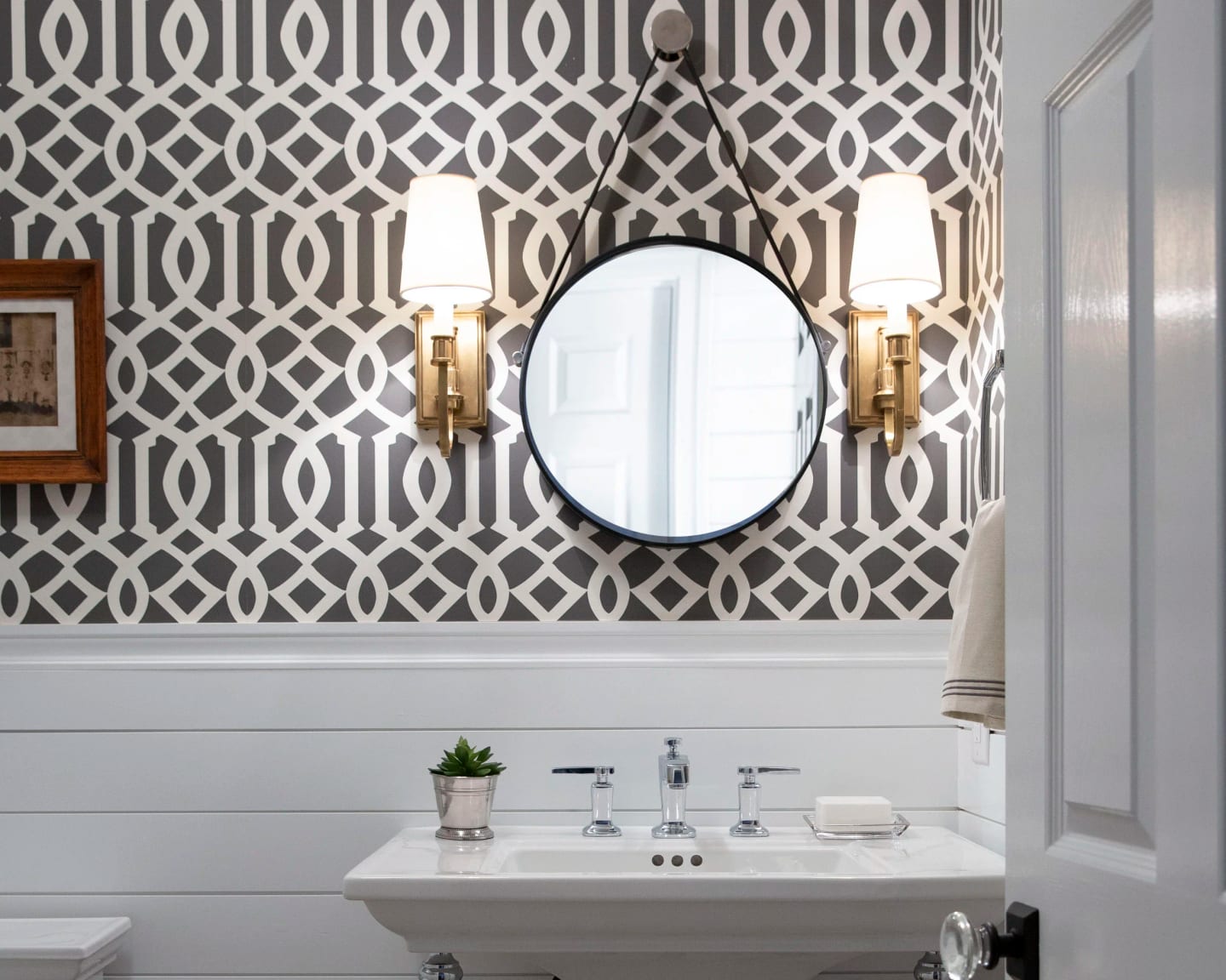 Lindseypowederroom, Willow View Contemporary Home in Villanova, Pennsylvania